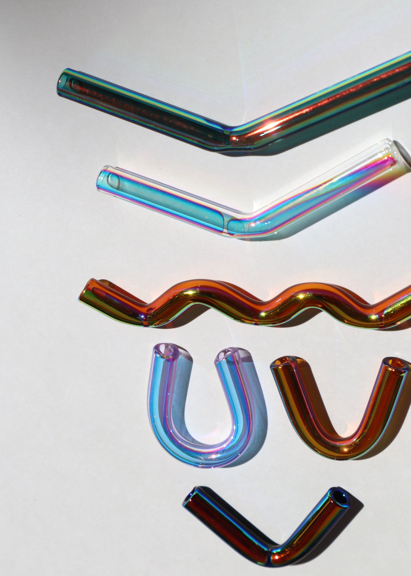 FROM THE ARCHIVES - Glass Aura Tubes for Necklaces