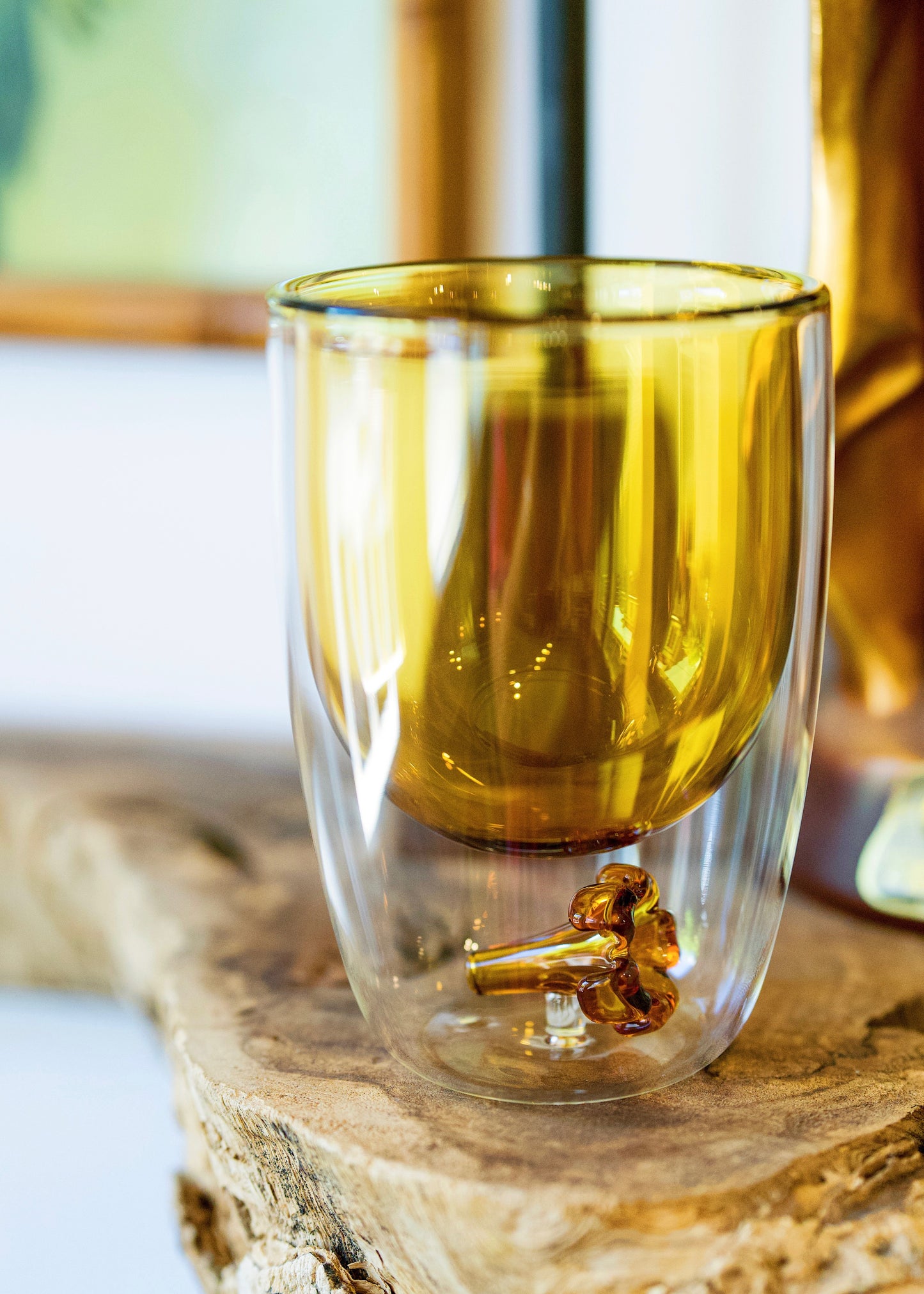 Puakenikeni Glass Tumbler Cup