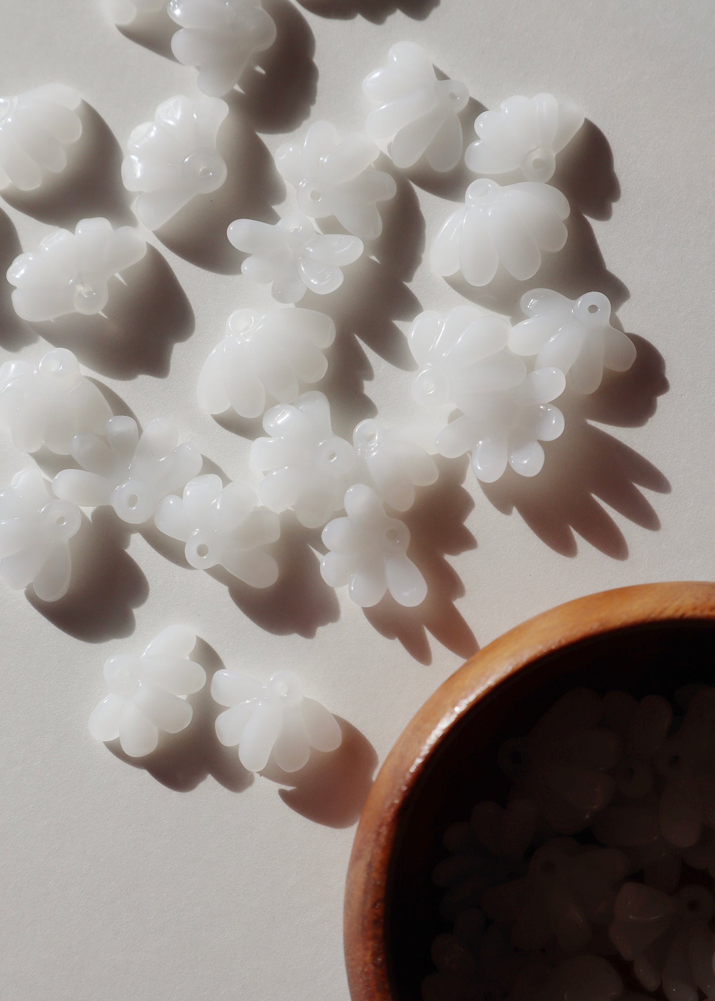 Perfectly Imperfect 40% OFF - Single Naupaka Flowers Milky White