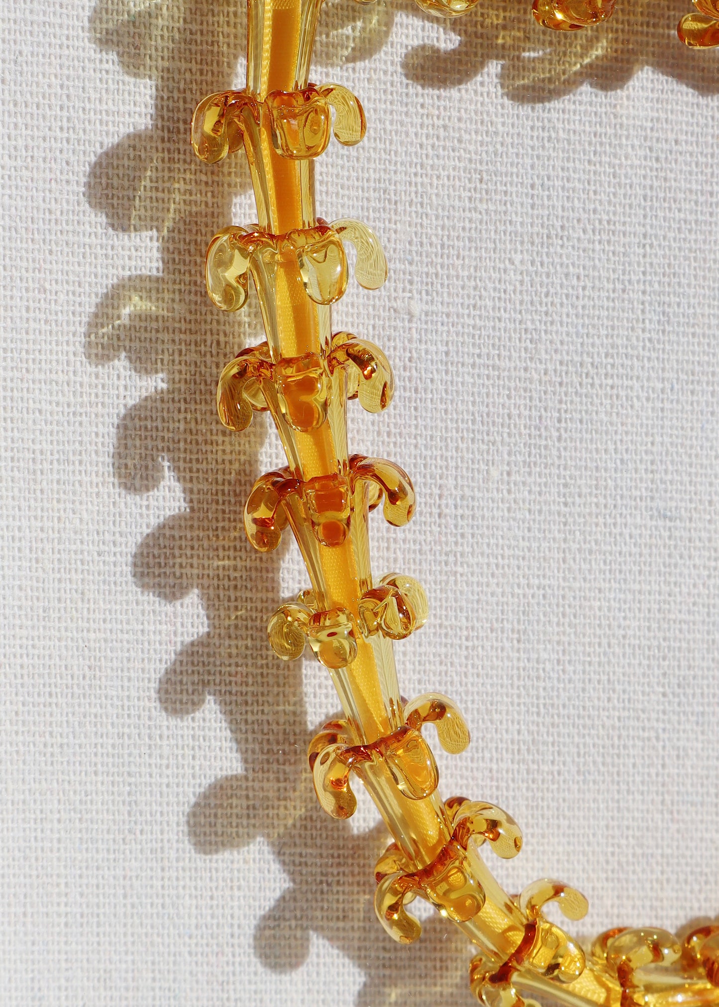 Perfectly Imperfect 40% OFF - Full Puakenikeni Glass Lei in 9" x 9" Shadowbox