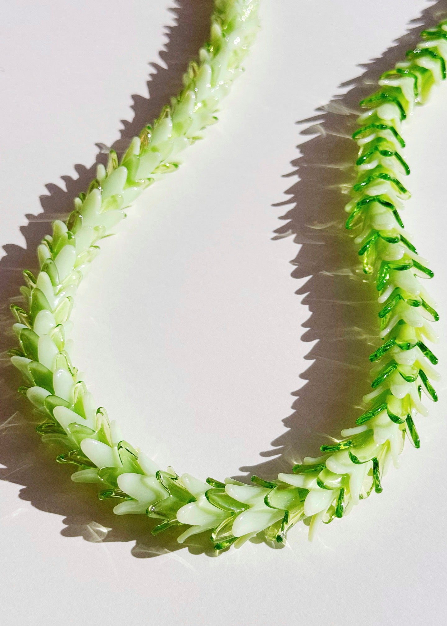 50% OFF - Full Glass Forever Lei in Pakalana with 118 Pua
