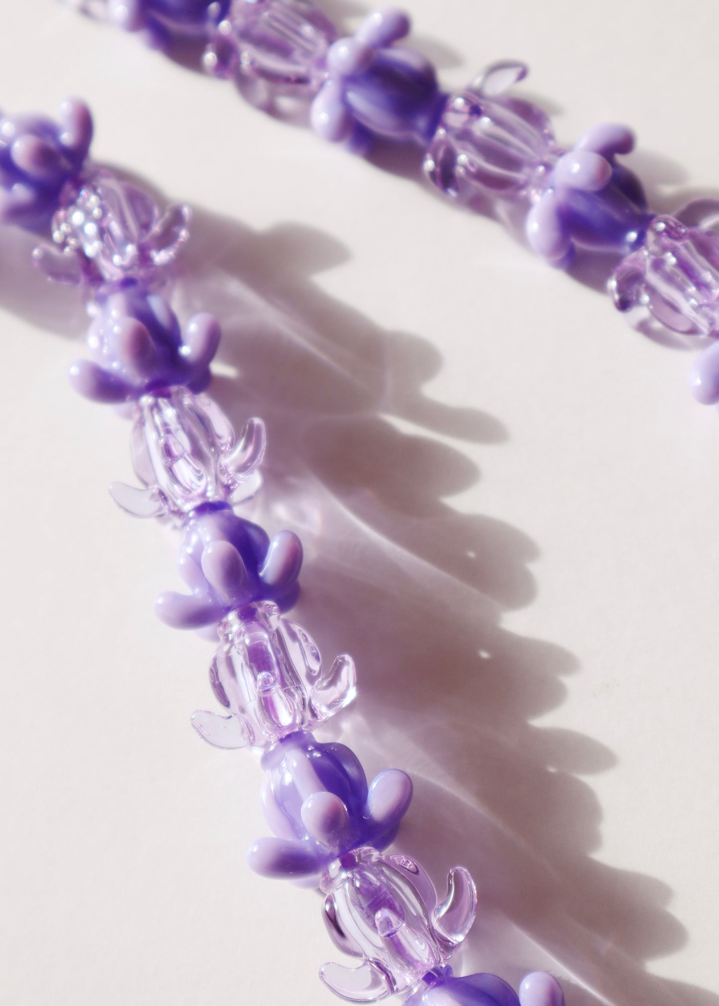 Perfectly Imperfect 40% OFF - Full Glass Crown Flower Lei with 52 Pua