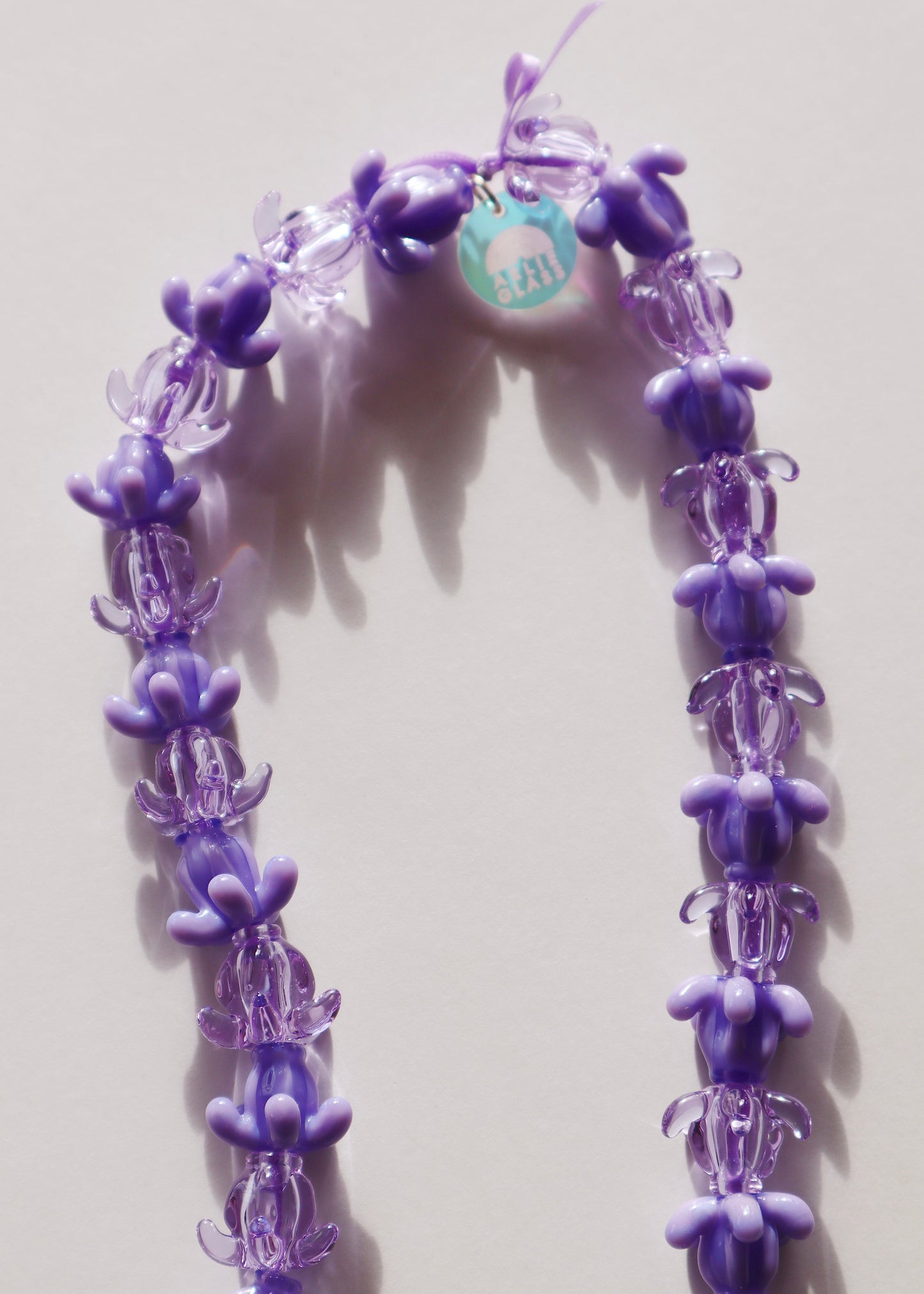 Perfectly Imperfect 40% OFF - Full Glass Crown Flower Lei with 52 Pua