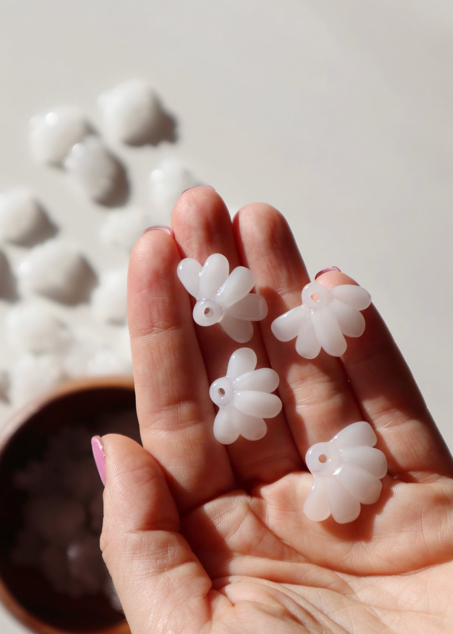 Perfectly Imperfect 40% OFF - Single Naupaka Flowers Milky White