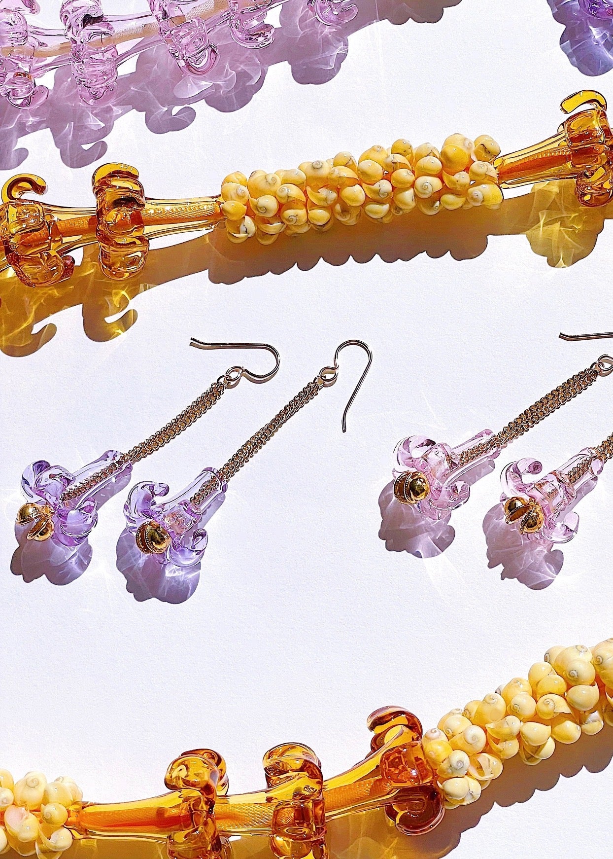 Pua Flower Drop Earrings