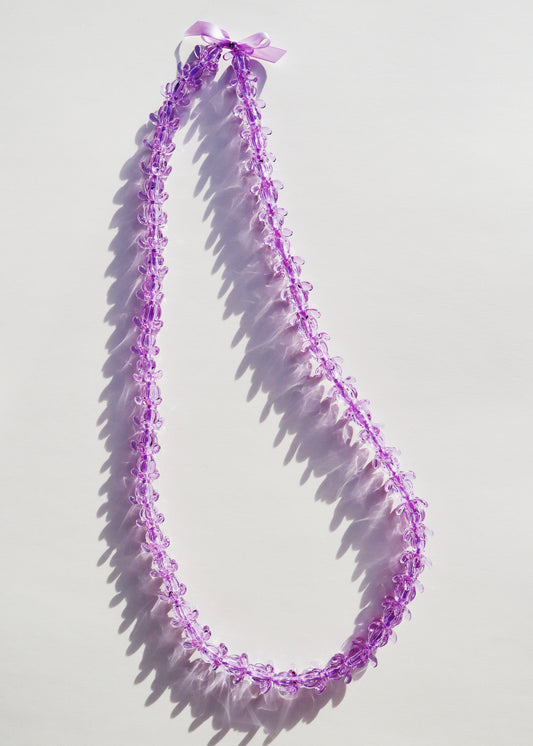 Perfectly Imperfect 40% OFF - Full Glass Crown Flower Lei with 56 Pua