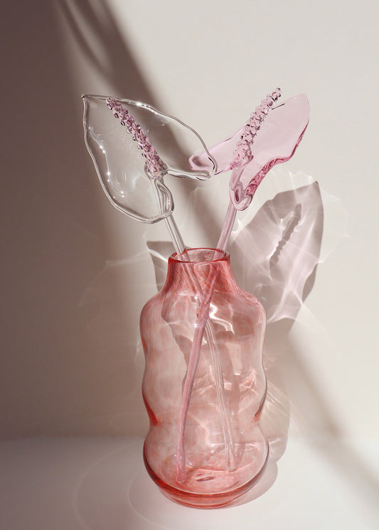 Glass Anthurium Vase Set #1
