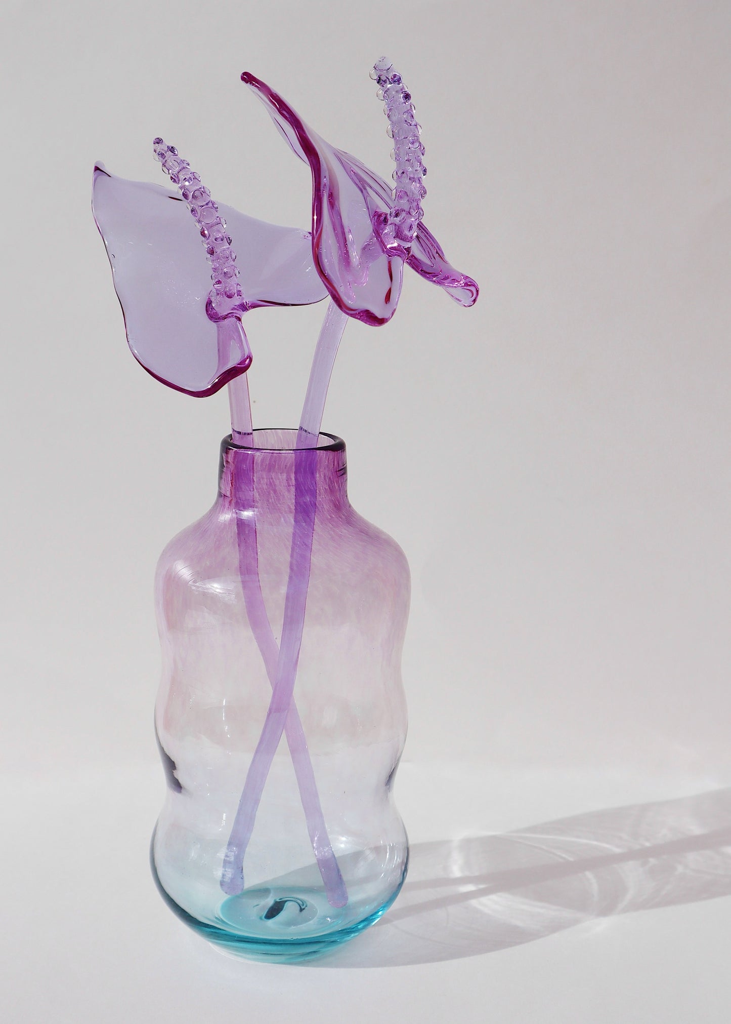 Glass Anthurium Vase Set #4