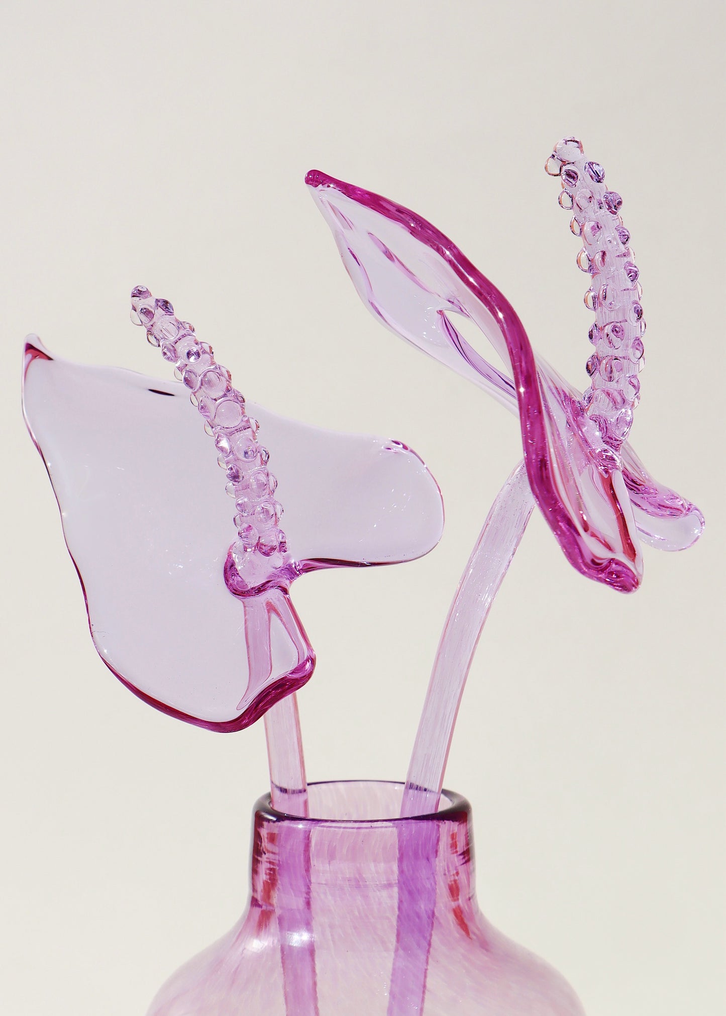 Glass Anthurium Vase Set #4