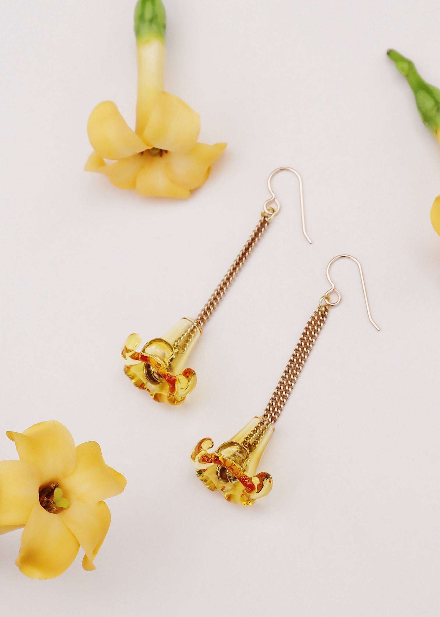Puakenikeni Flower Drop Earrings