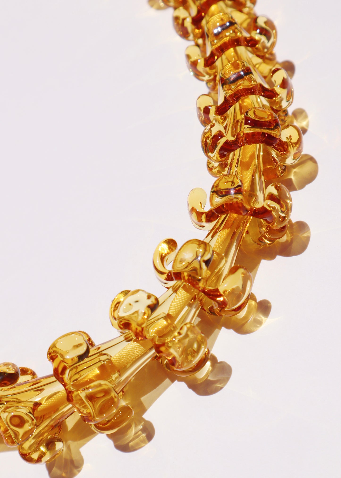 Full Glass Puakenikeni & Mongo Shell Lei with 45 Pua