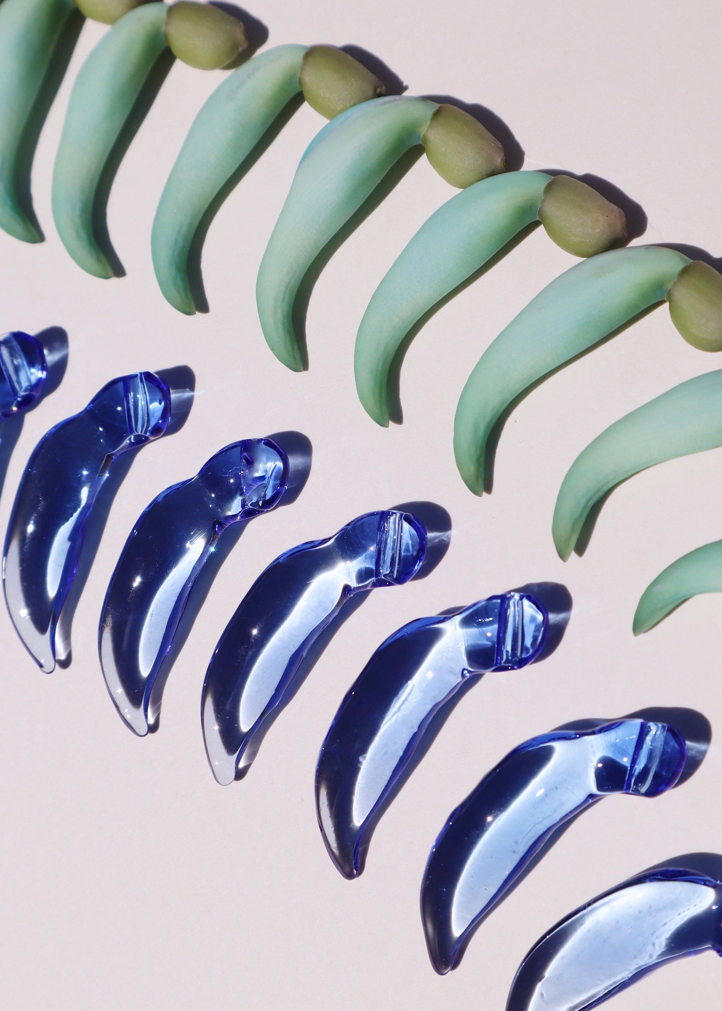 Single Blue Jade Flower Buds