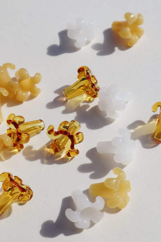 Single Puakenikeni Flowers ~ Small, Earring Size