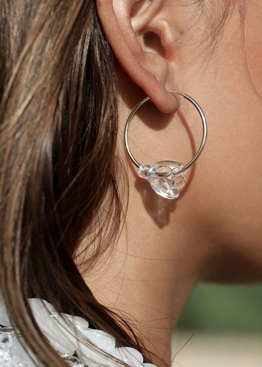 Pikake Hoop Earrings