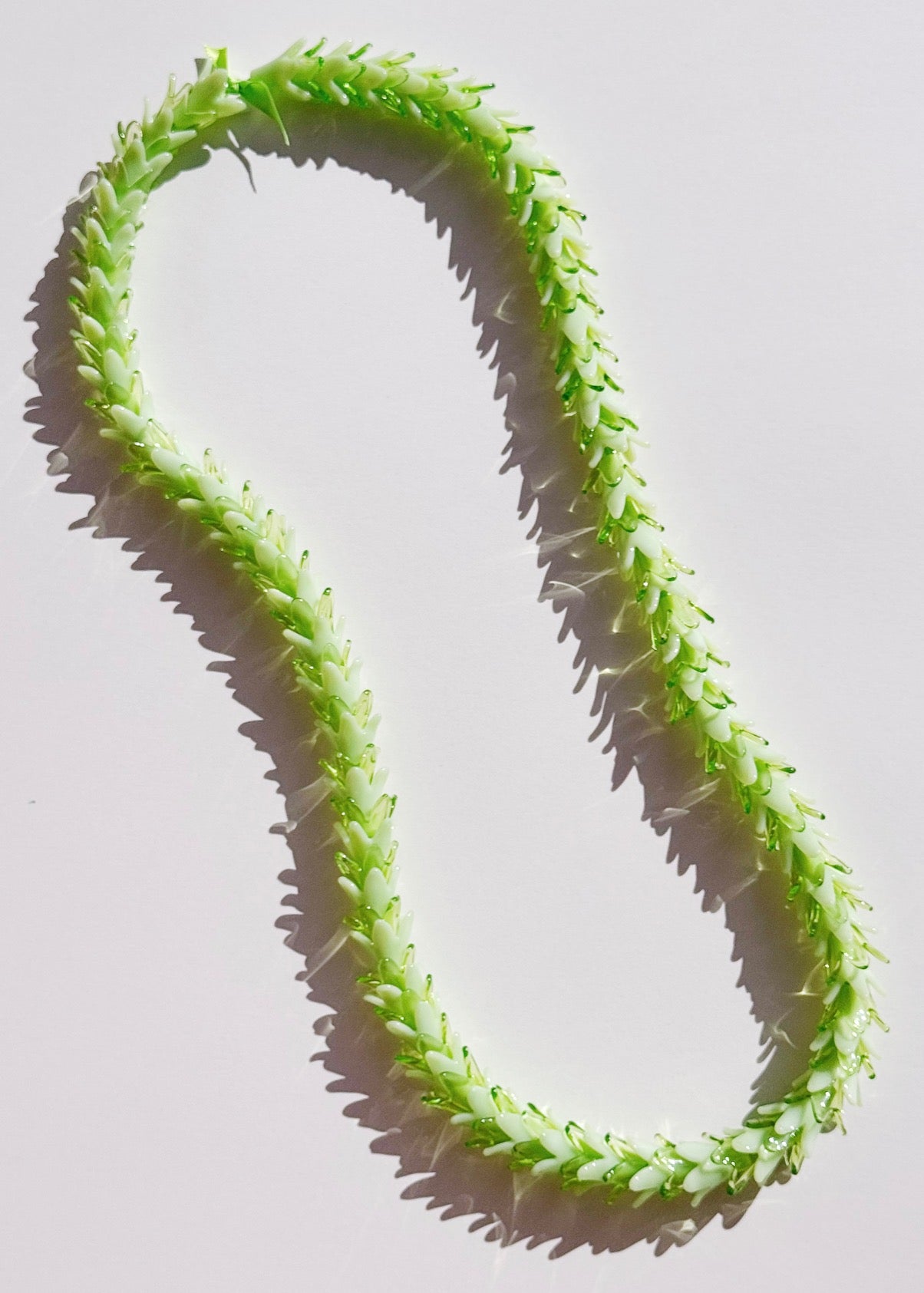 50% OFF - Full Glass Forever Lei in Pakalana with 118 Pua