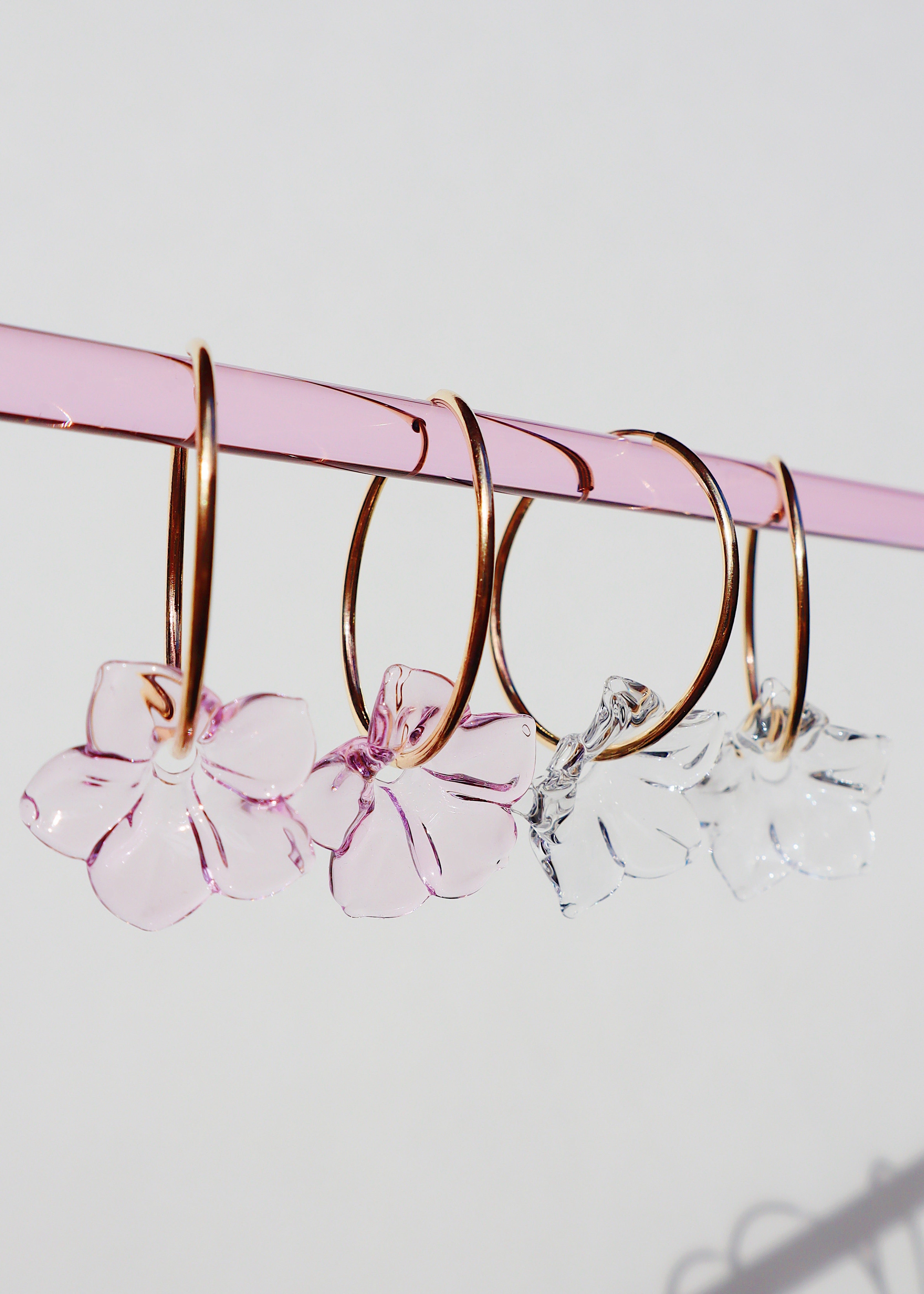 Pua Melia Plumeria Hoop Earrings – Arlie Pemberton