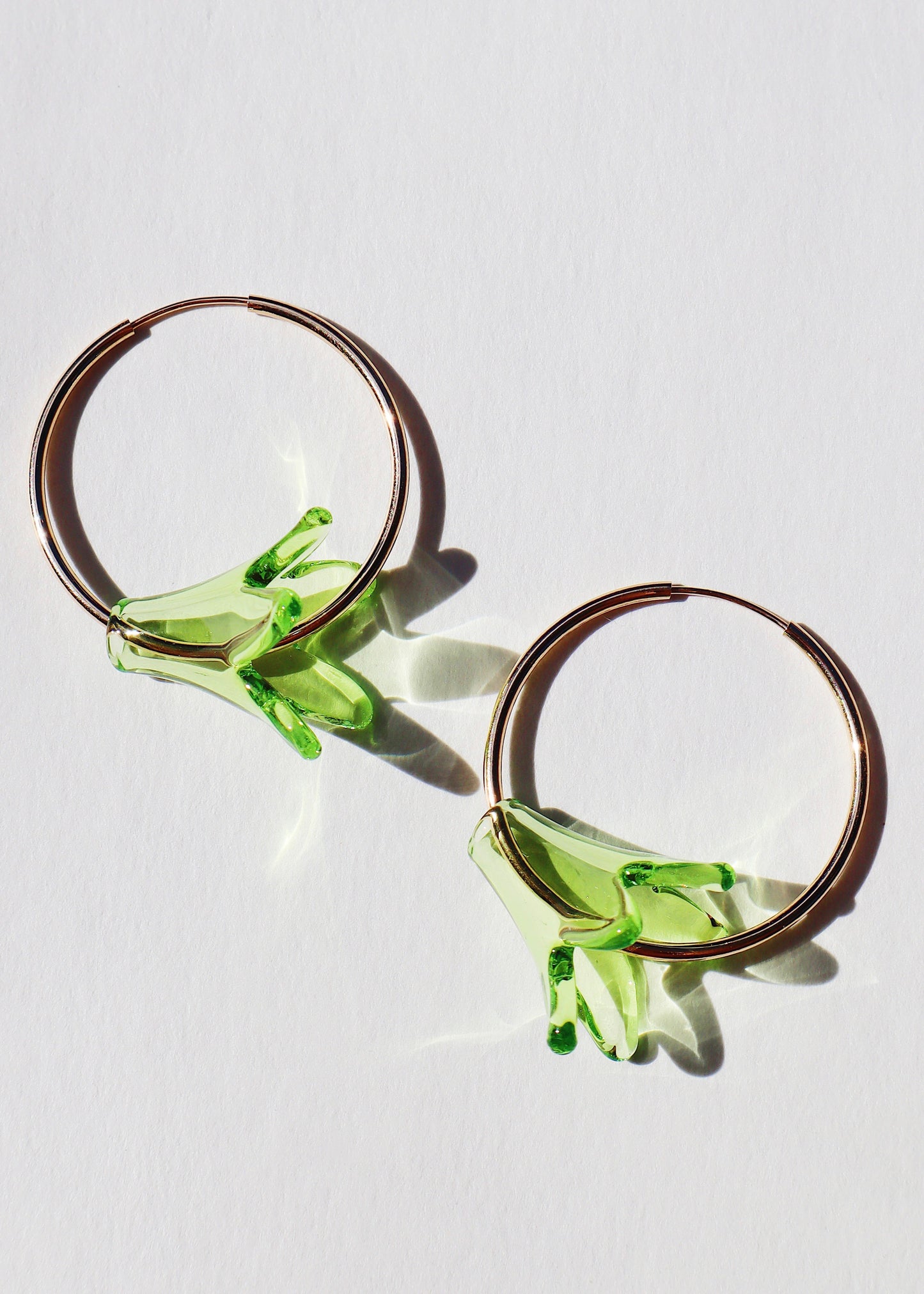 Pakalana Flower Hoop Earrings