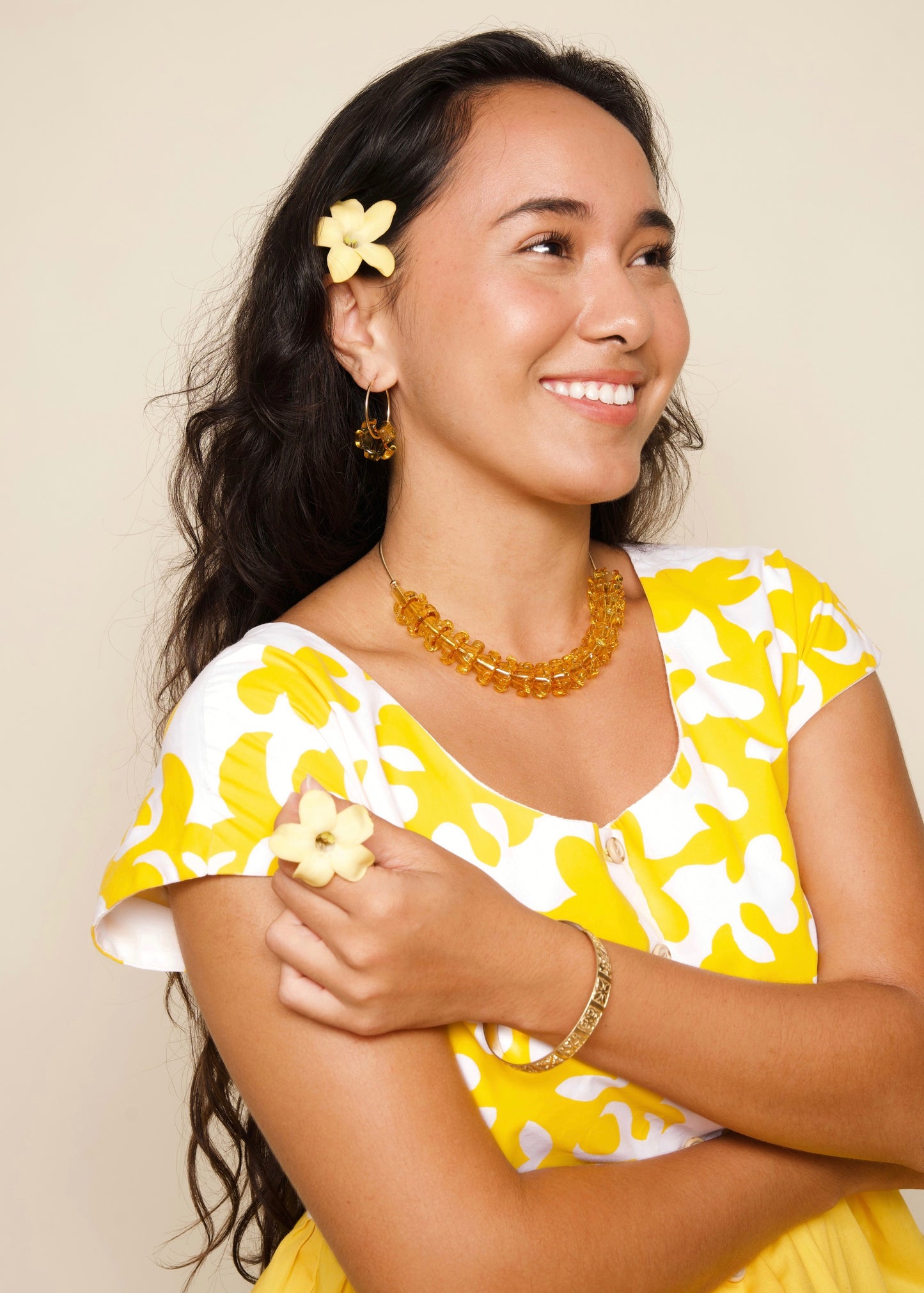 Puakenikeni Lei Gold-filled Choker Necklace