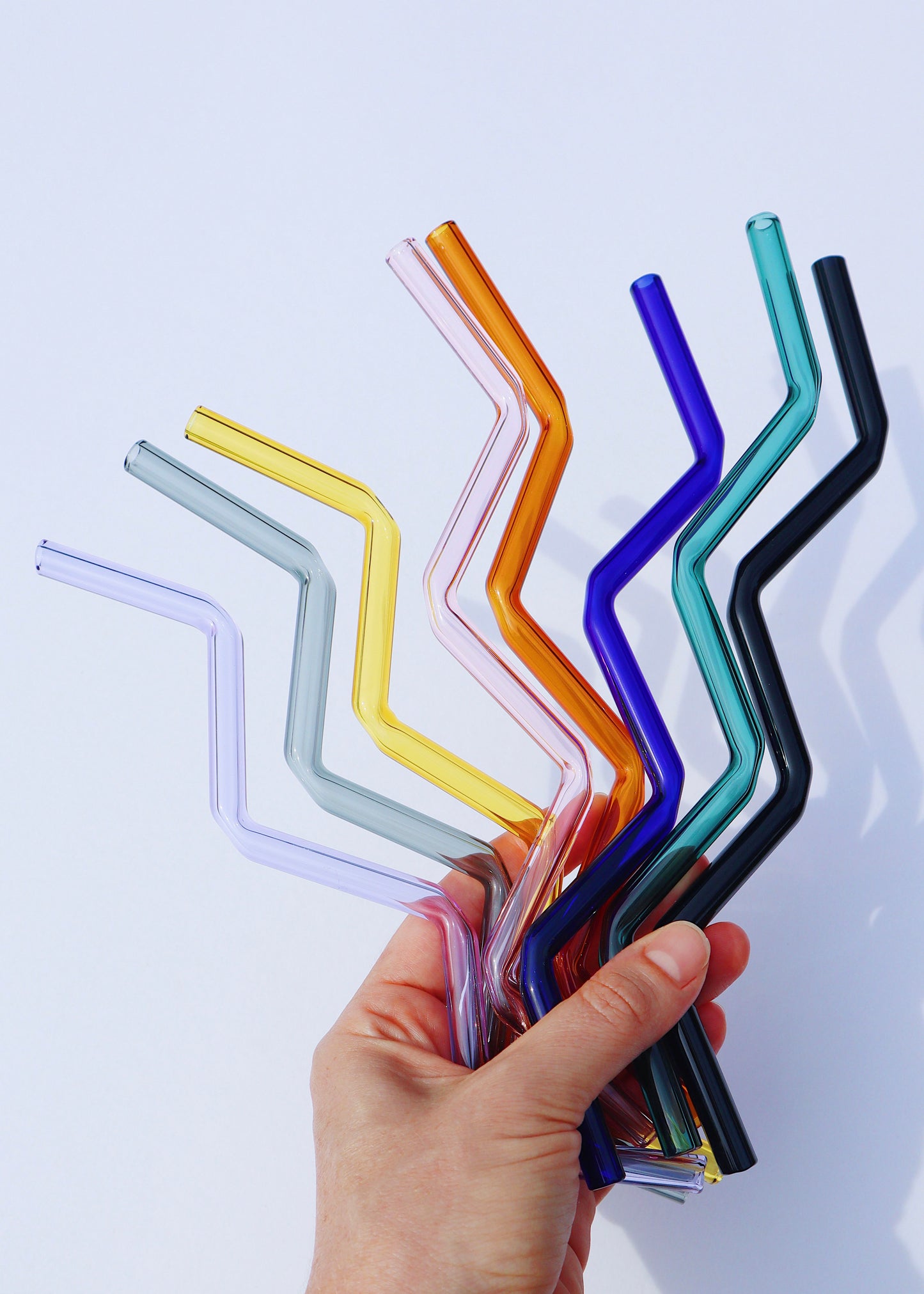 Glass Zig Zag Straws