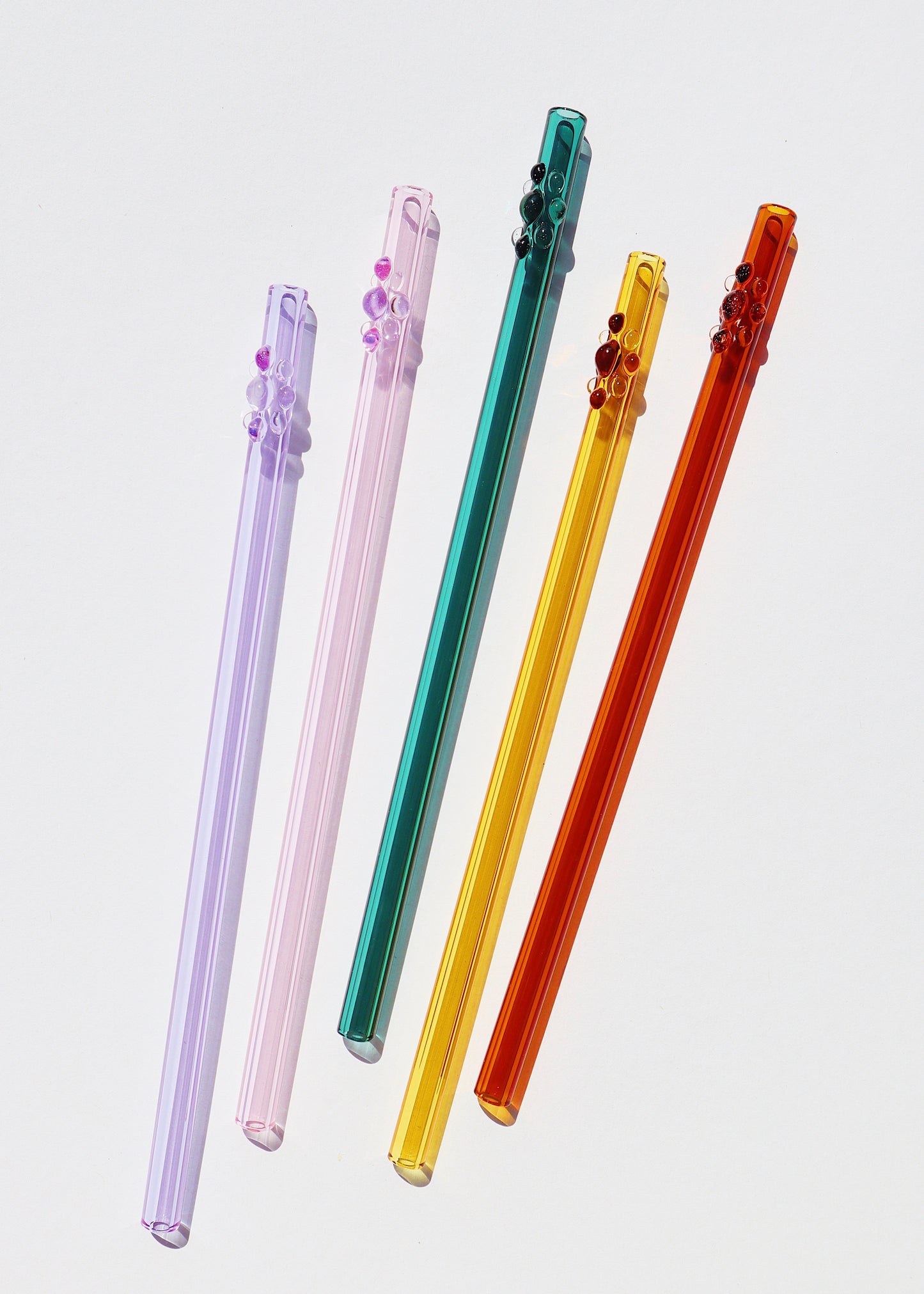 Glass Gem Straws - Colors