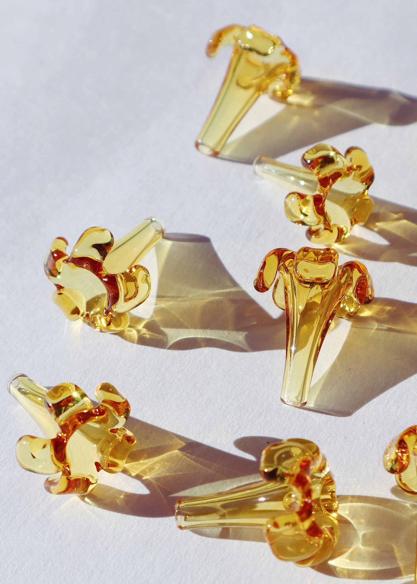 Perfectly Imperfect 40% off - Single Puakenikeni Flowers Translucent Yellow ~ Regular, Lei Size