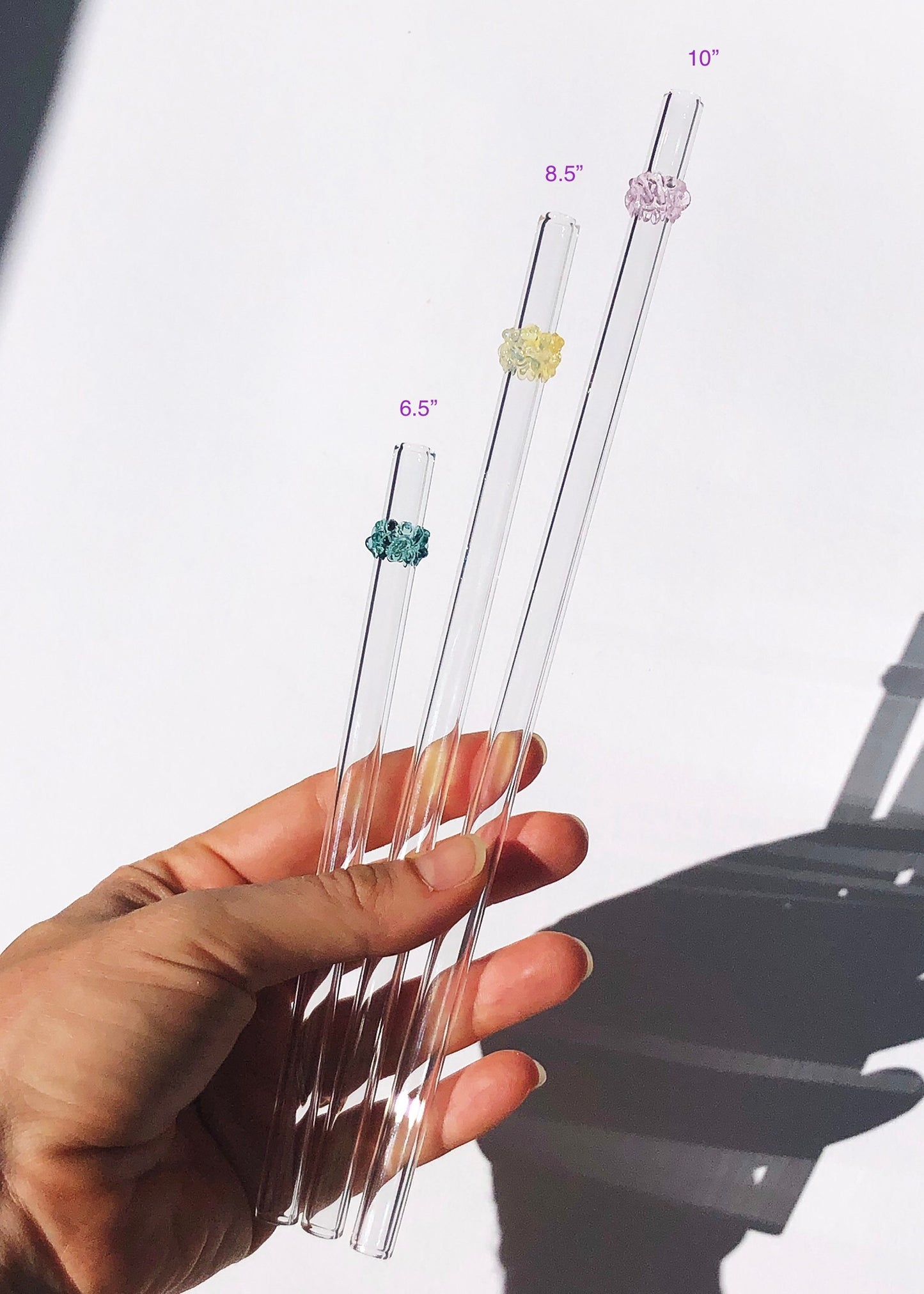 Glass Cluster Straws