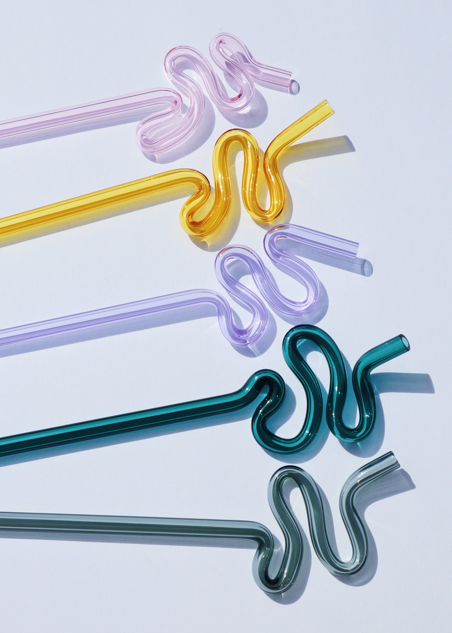 Glass Crazy Straws