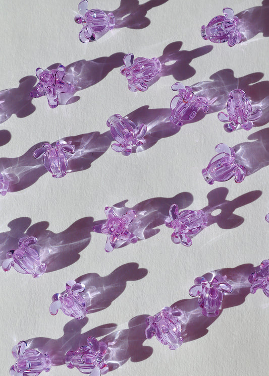 Perfectly Imperfect 40% OFF - Single Pua Kalaunu Crown Flowers Translucent Purple