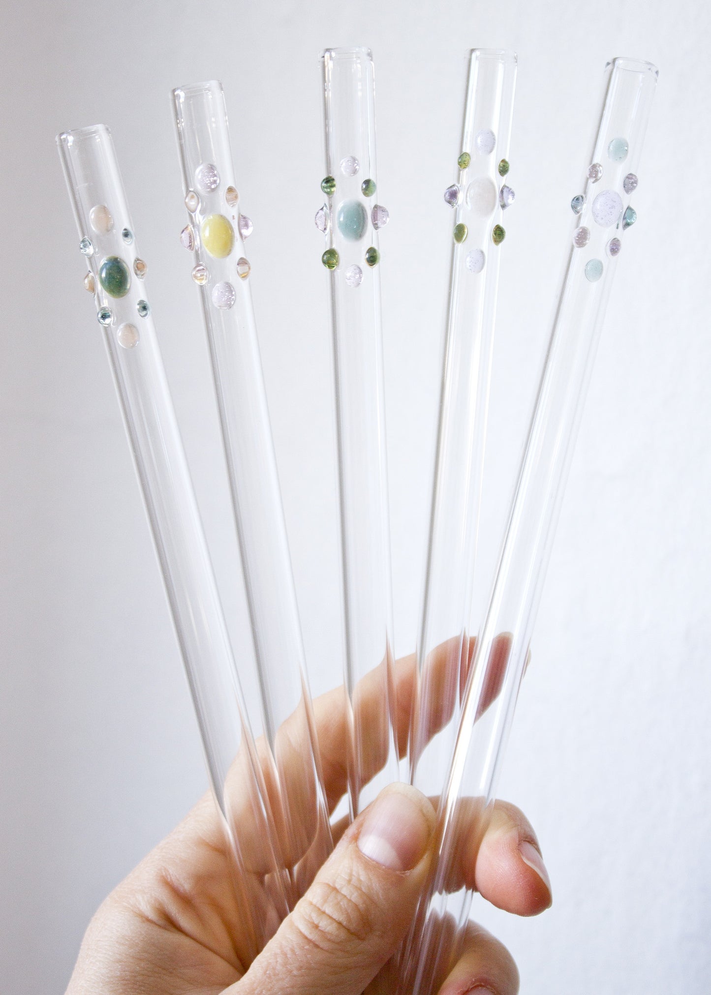 Glass Gem Straws