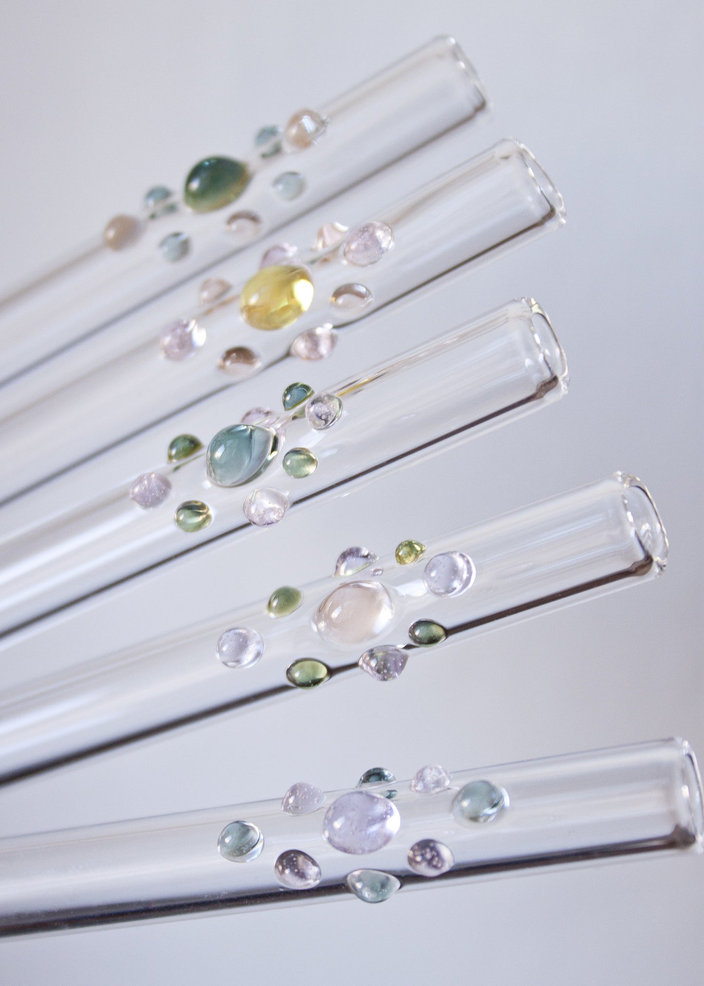 Glass Gem Straws