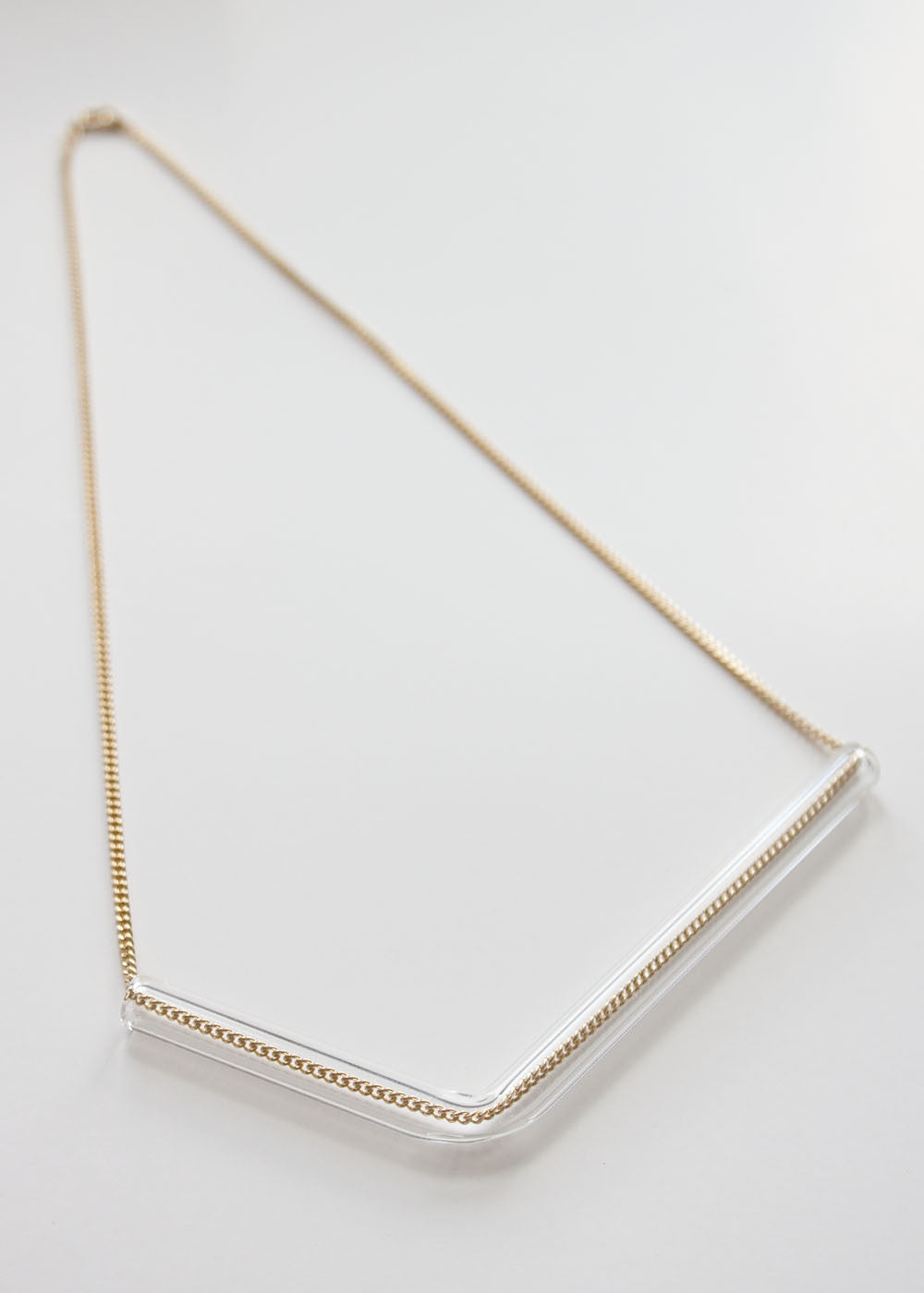 Minimal Glass Tube Necklace No. 1