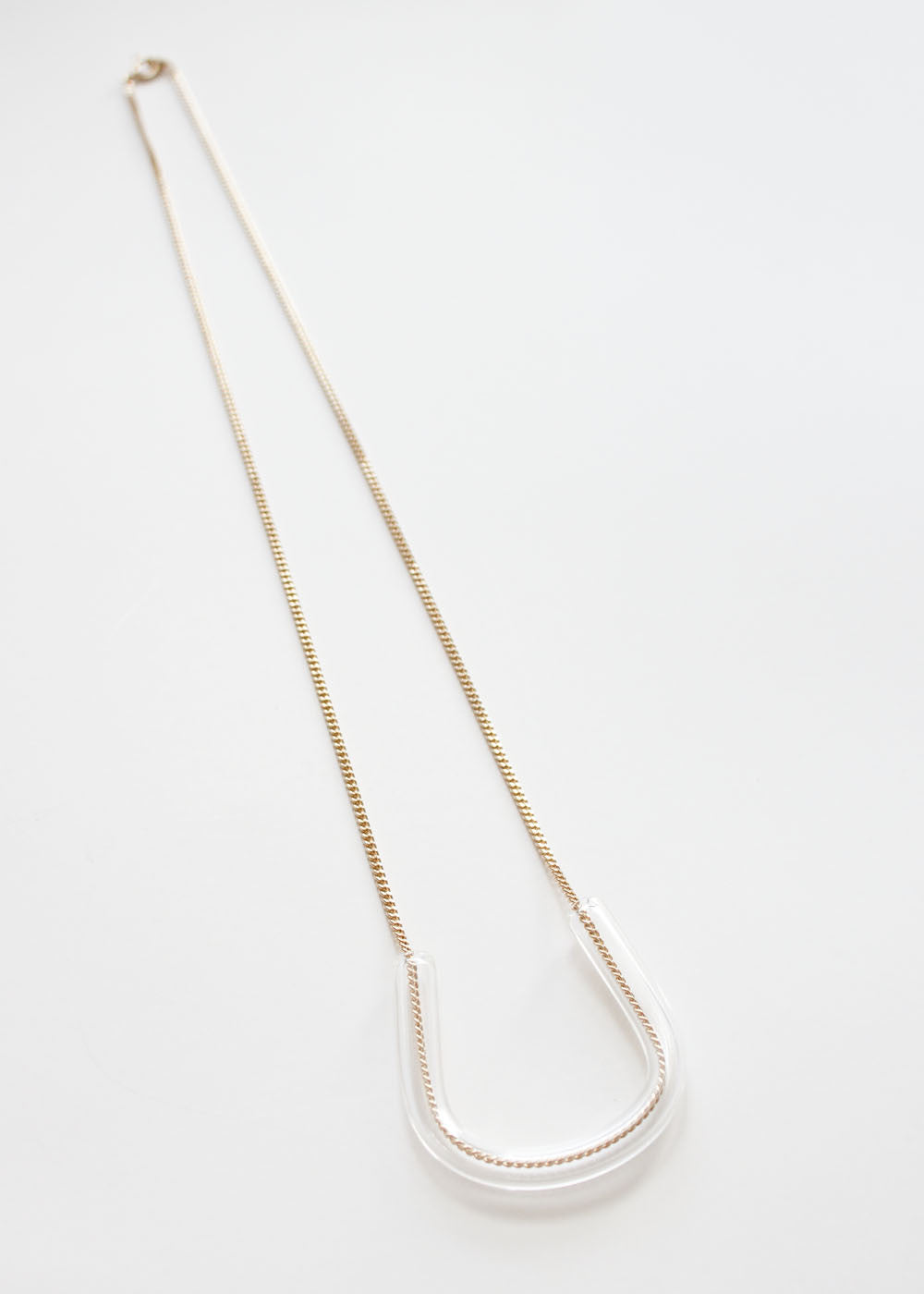 Minimal Glass Tube Necklace No. 2