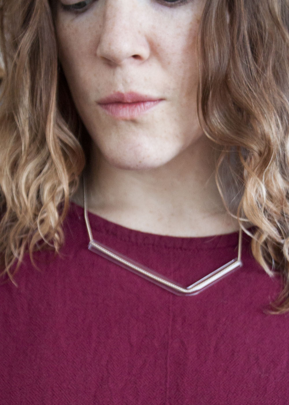 Minimal Glass Tube Necklace No. 1