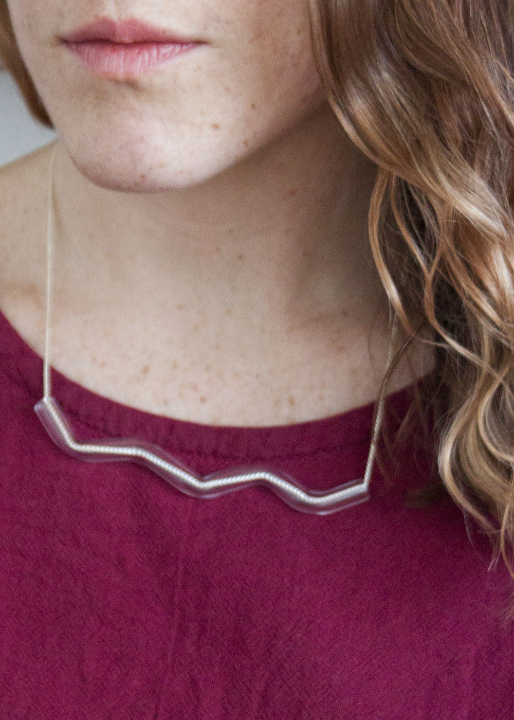 Minimal Glass Tube Necklace No. 3