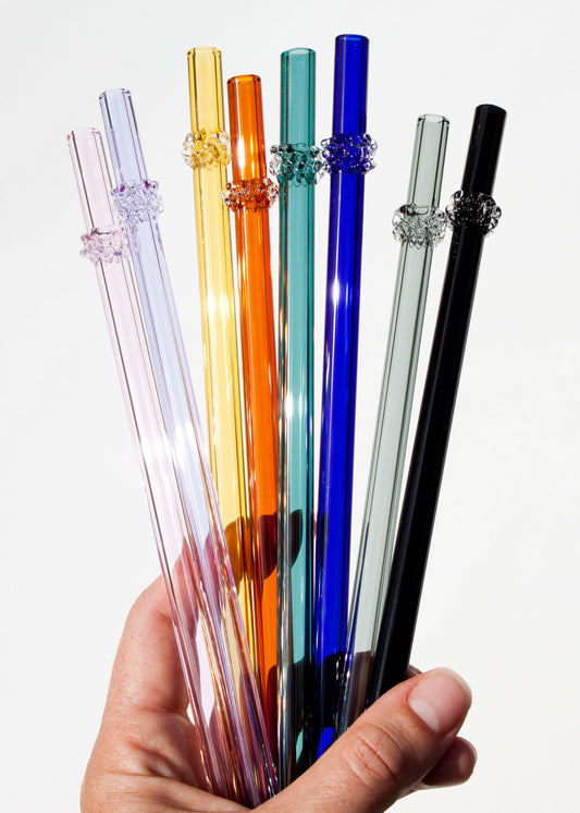 Glass Cluster Straws - Colors