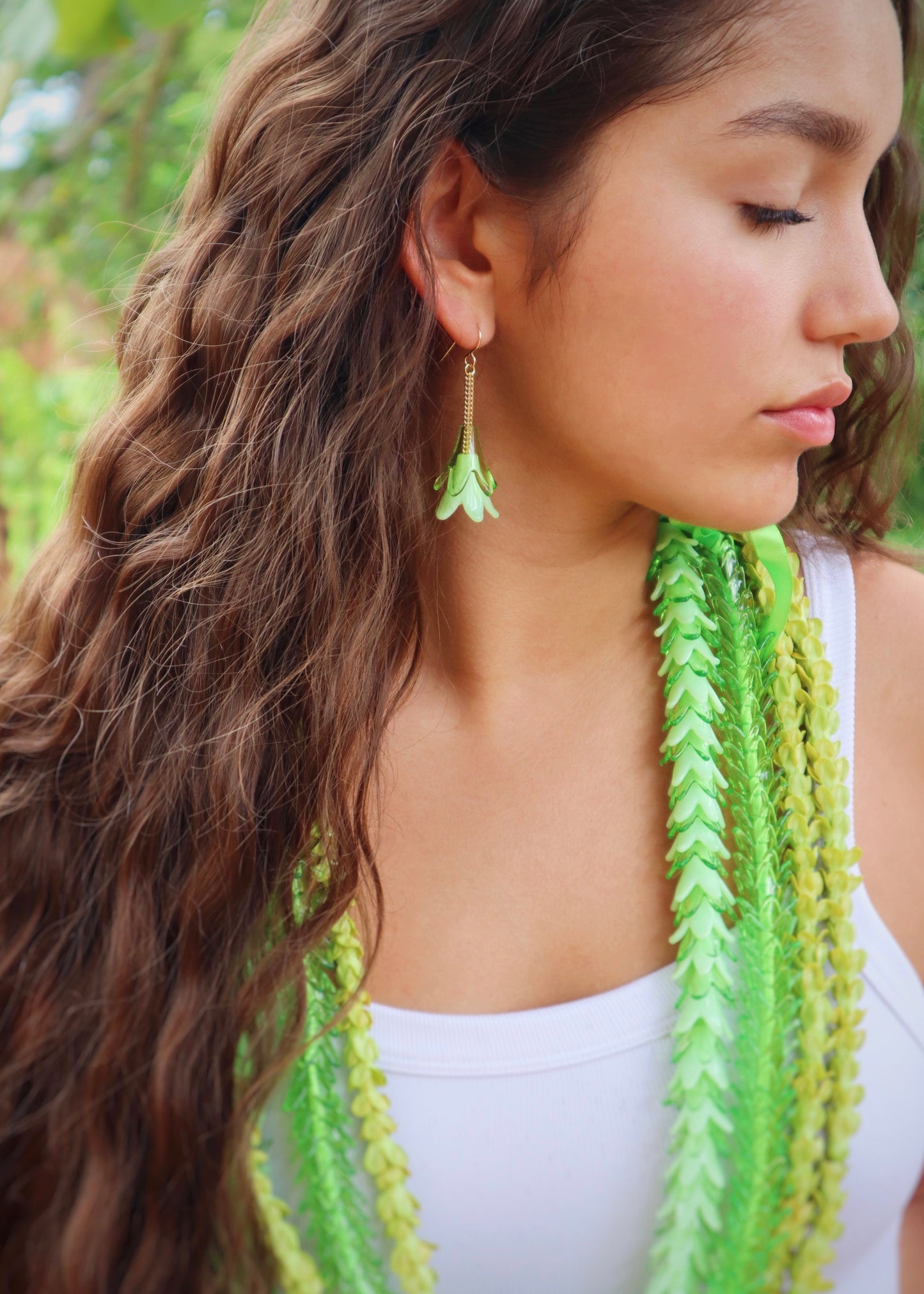 Pakalana Flower Drop Earrings