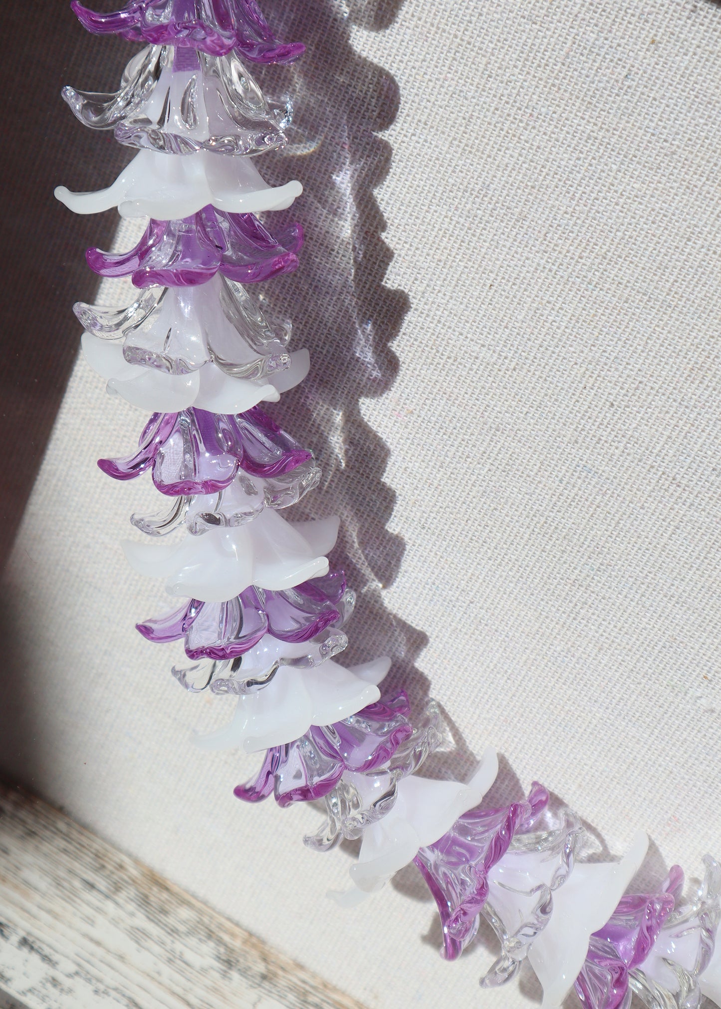 Perfectly Imperfect 40% OFF - Purple Mixed Pua Melia Plumeria Lei 11" x 14" Shadow Box