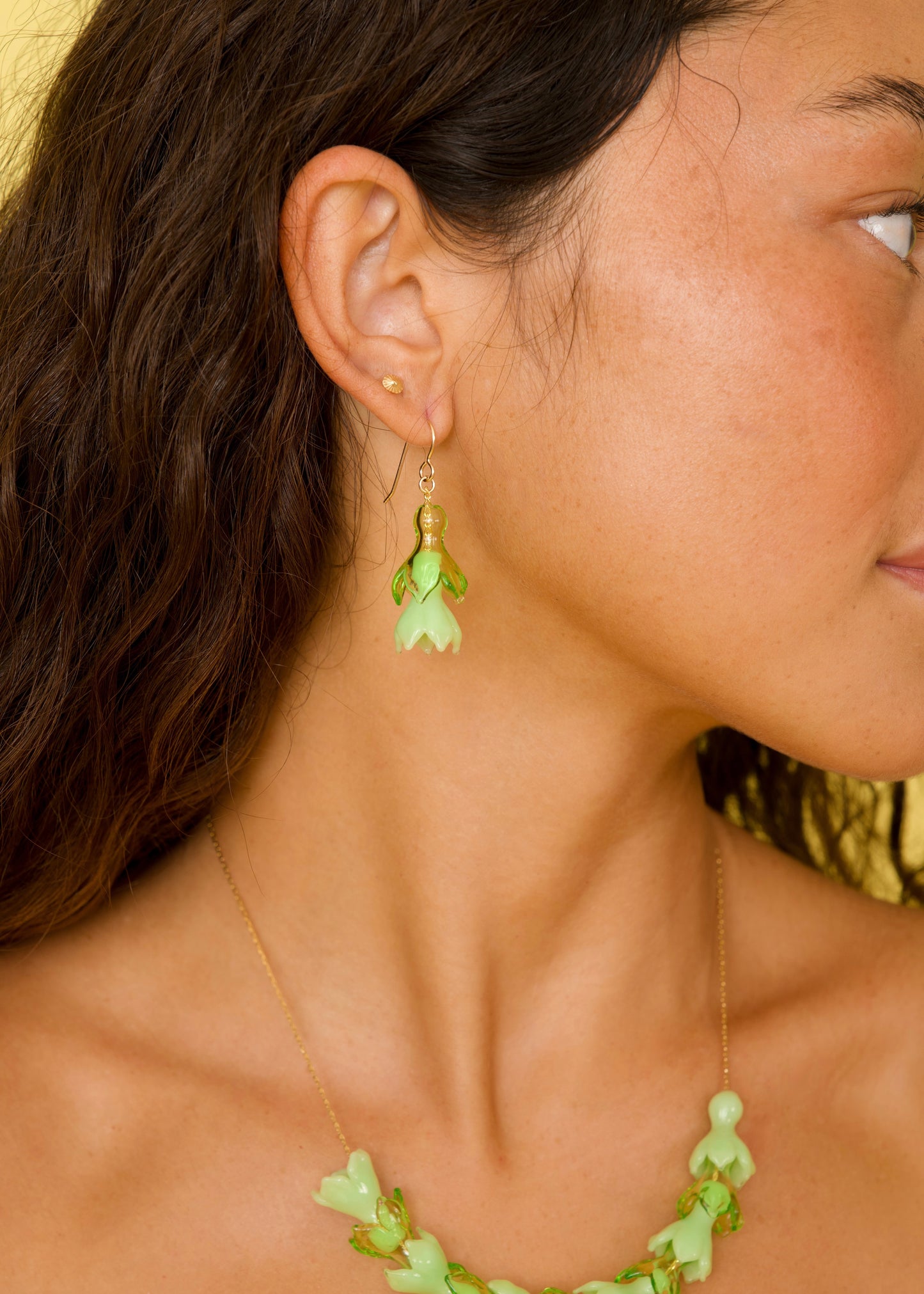 Pakalana Flower Drop Earrings