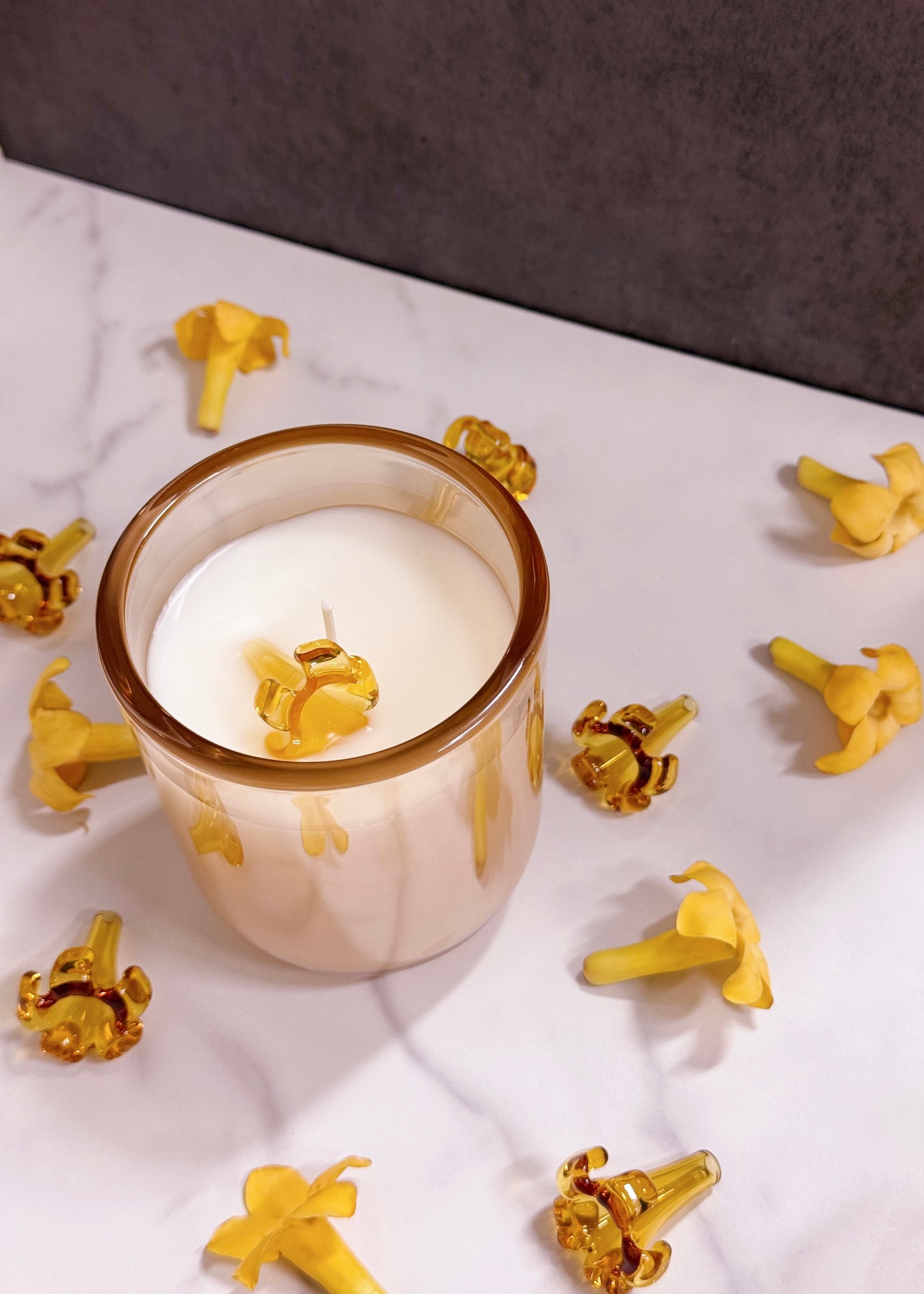 Jules & Gem X Arlie Glass - 7oz Candle Puakenikeni