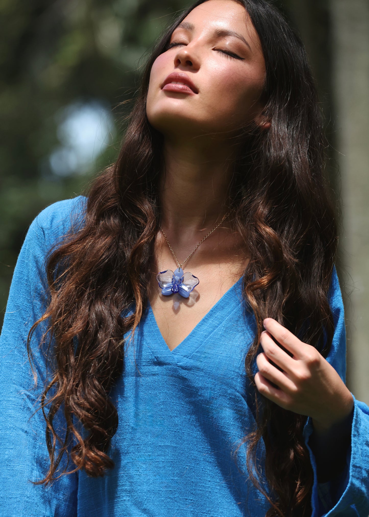 Orchid Necklace