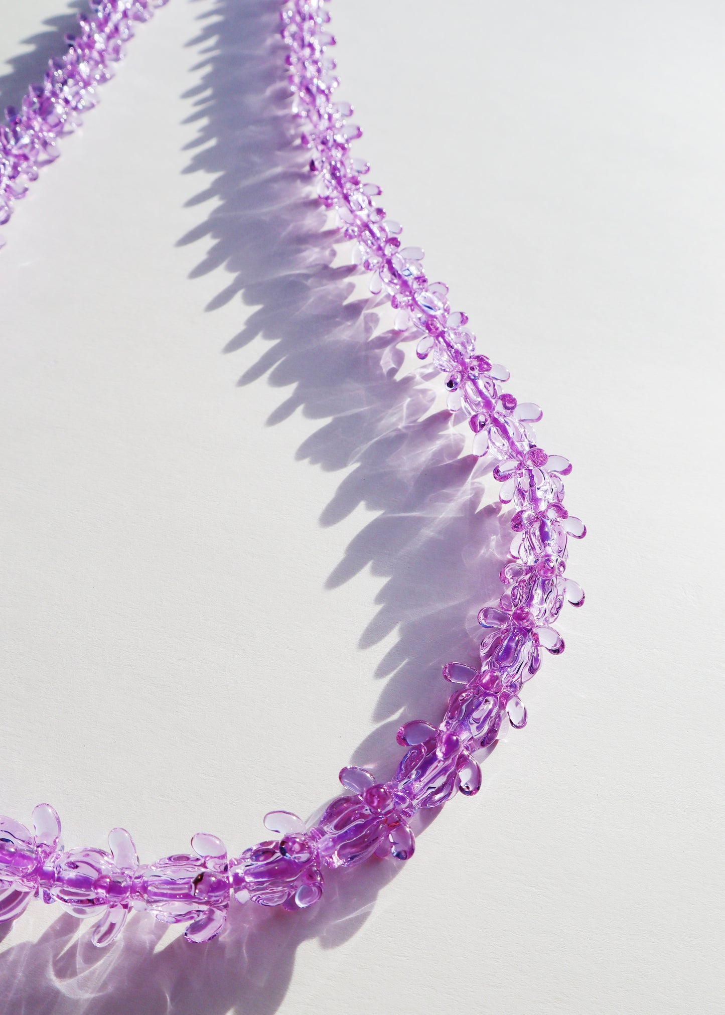 Perfectly Imperfect 40% OFF - Full Glass Crown Flower Lei with 56 Pua