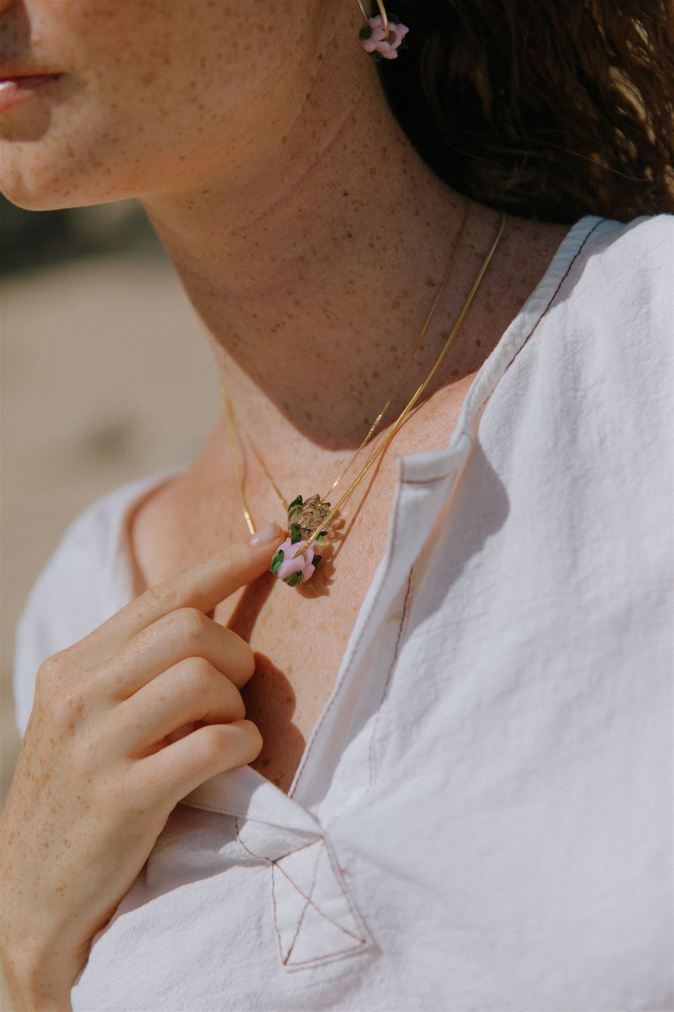 Lokelani Rose Gold Filled Box Chain Necklace, Adjustable