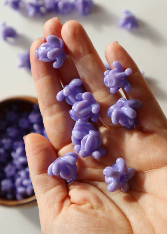 Perfectly Imperfect 40% OFF - Single Pua Kalaunu Crown Flowers Opaque Purple