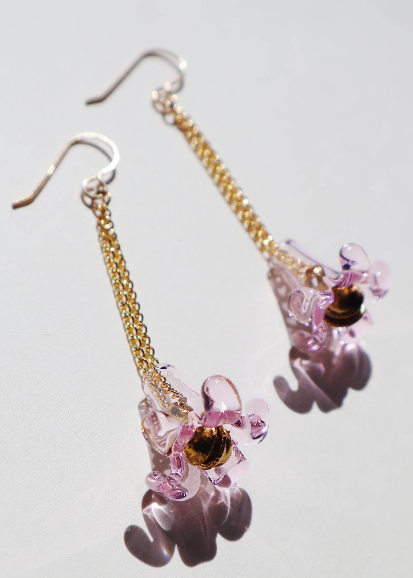 Perfectly Imperfect 40% OFF - Pua Flower Drop Earrings in Pink
