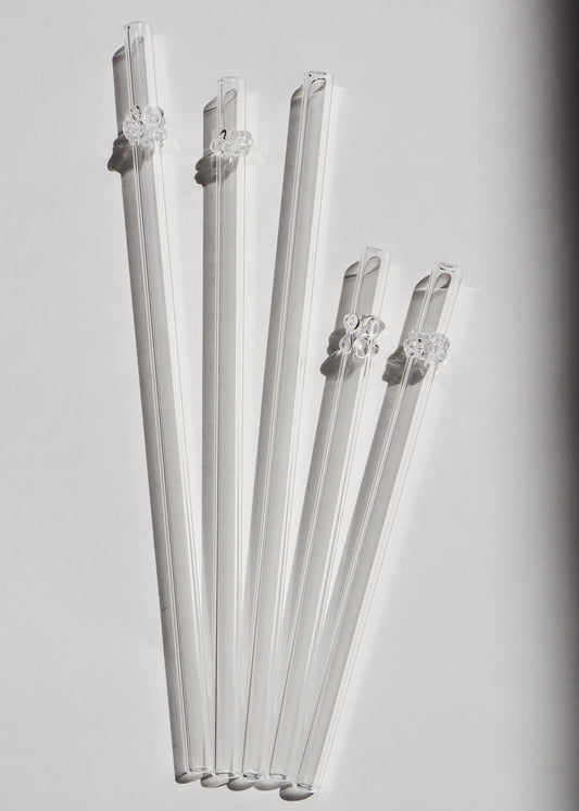 Perfectly Imperfect 40% OFF - Glass Straws - Clear Mixed Set