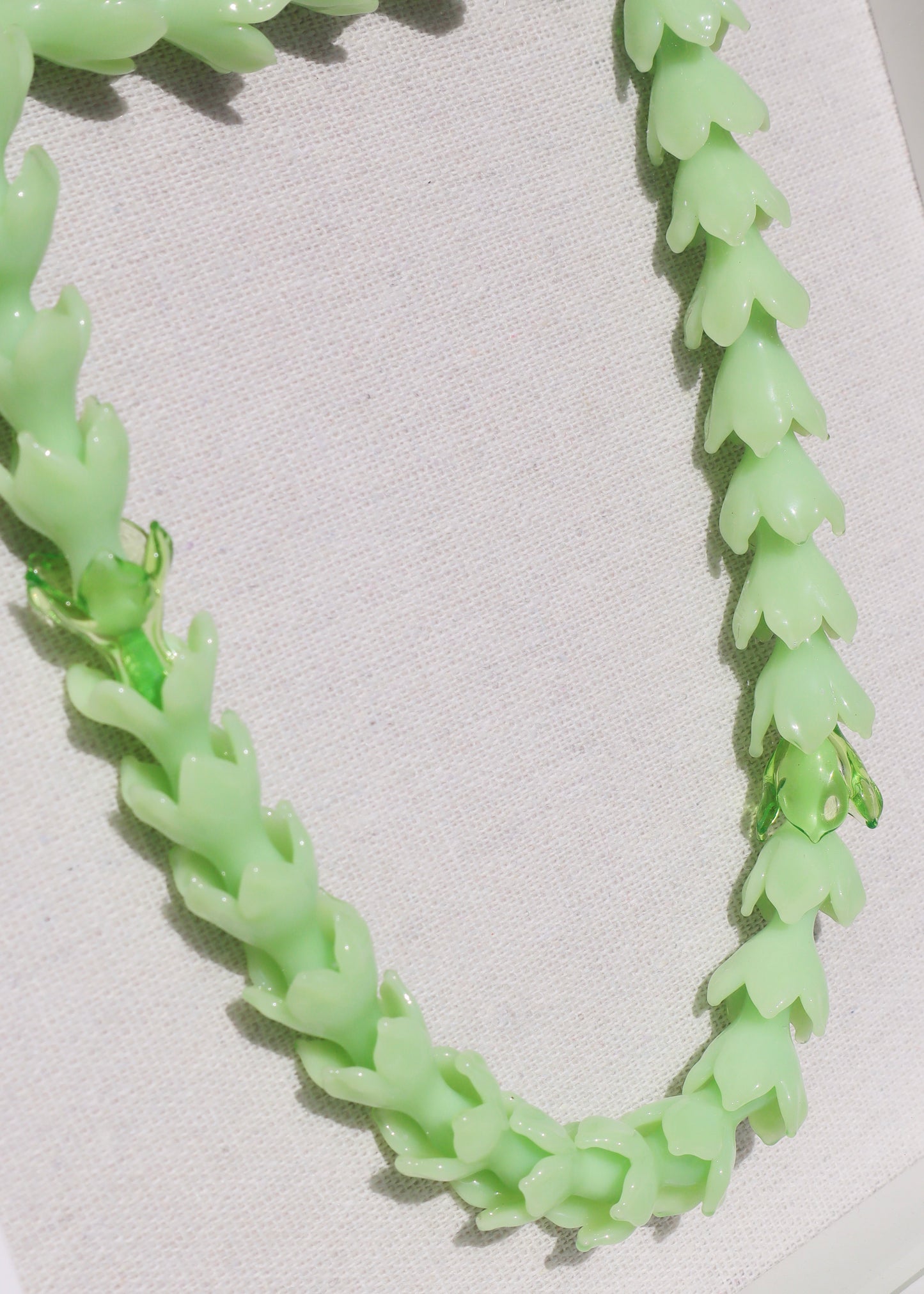 Pakalana Glass Lei in 9" x 9" Shadowbox