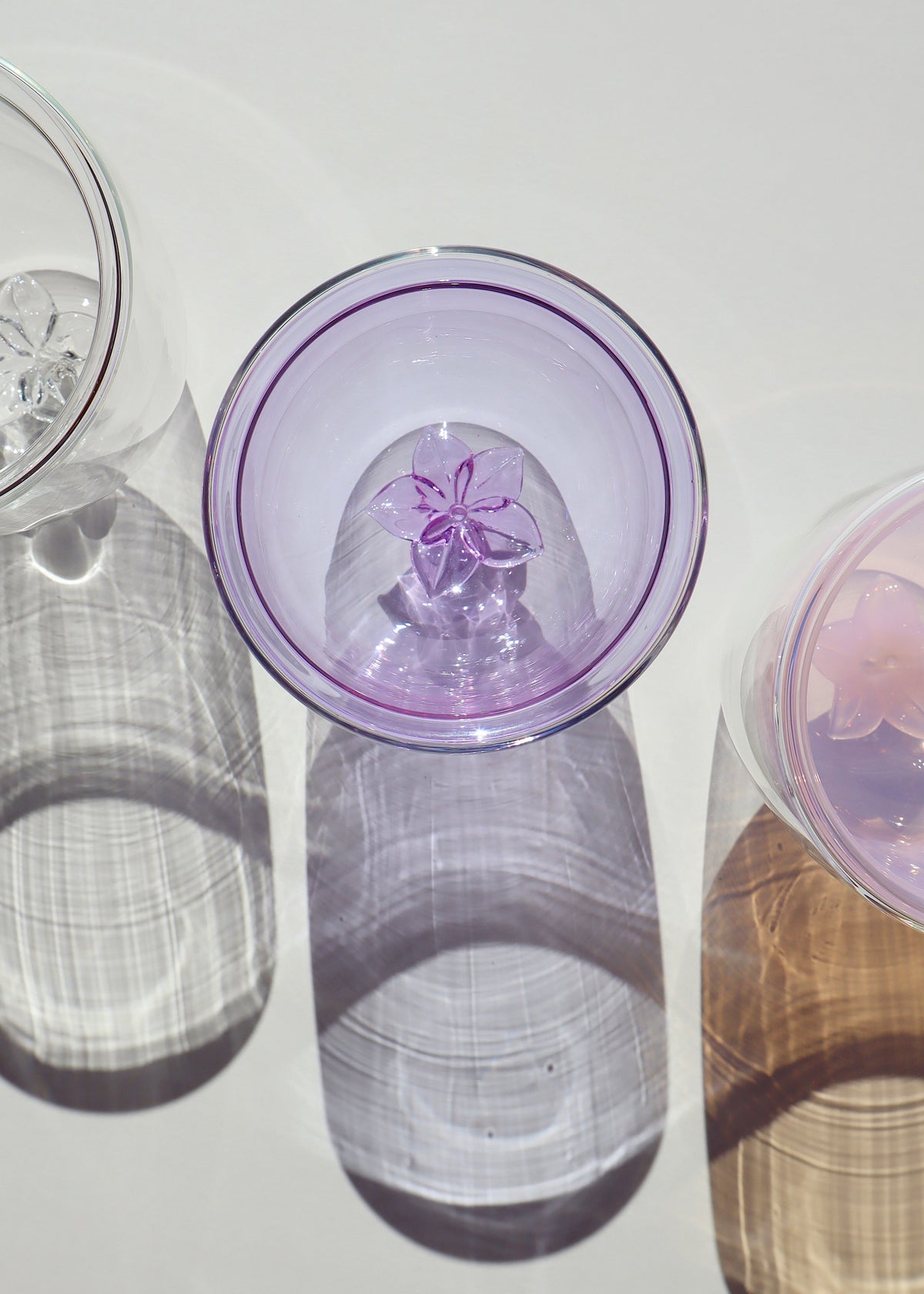LIMITED RELEASE Plumeria Glass Tumbler Cup