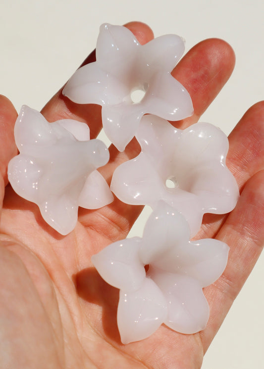 Perfectly Imperfect 35% OFF - Single White Plumeria Flowers