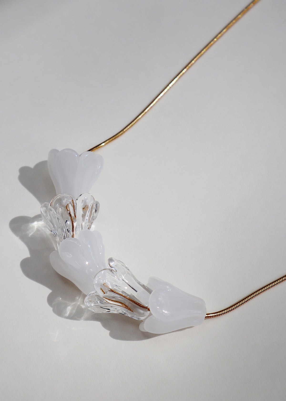 Pikake Lei Gold-Filled Snake Chain Necklace