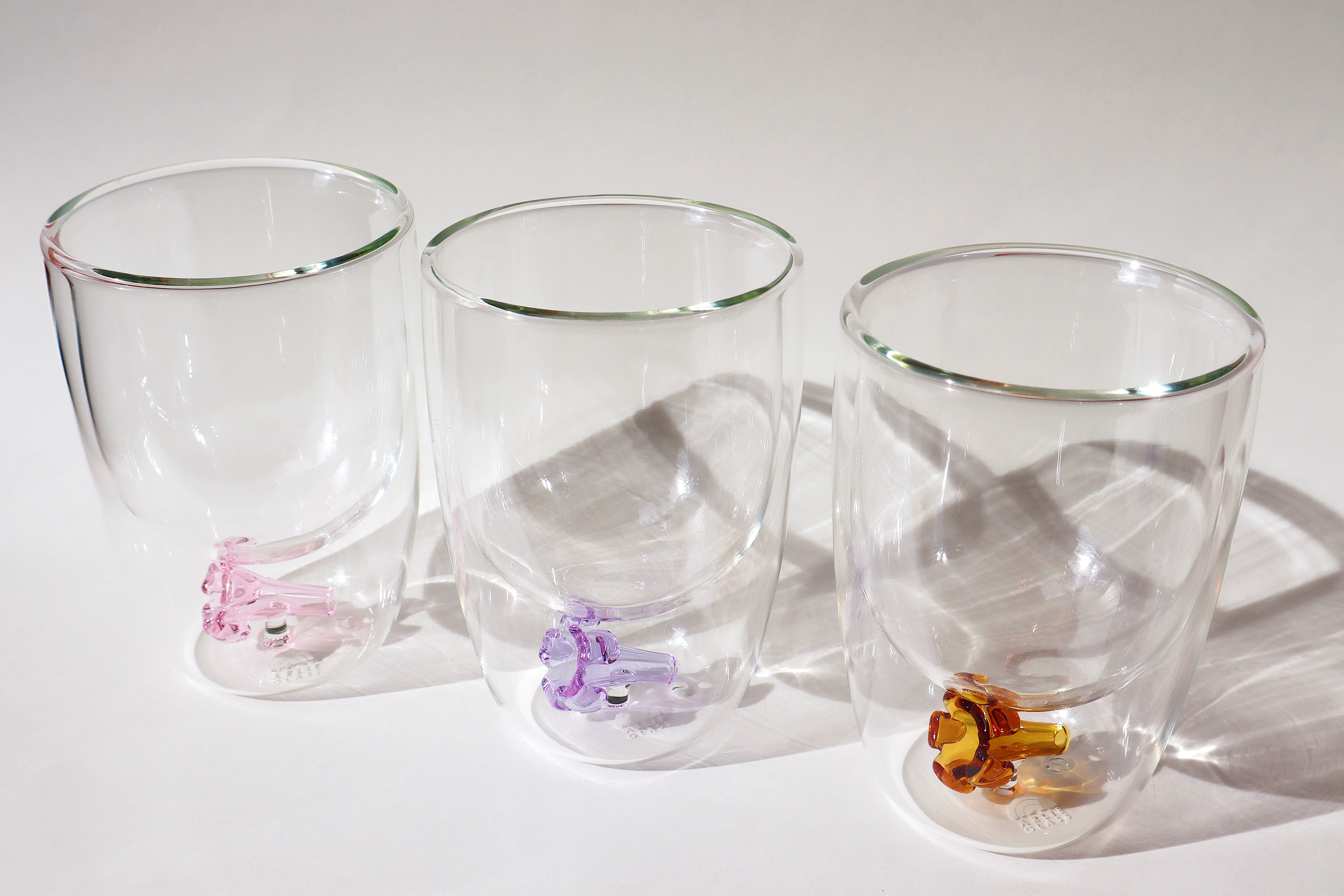 Puakenikeni Glass Tumbler Cup (YELLOW)